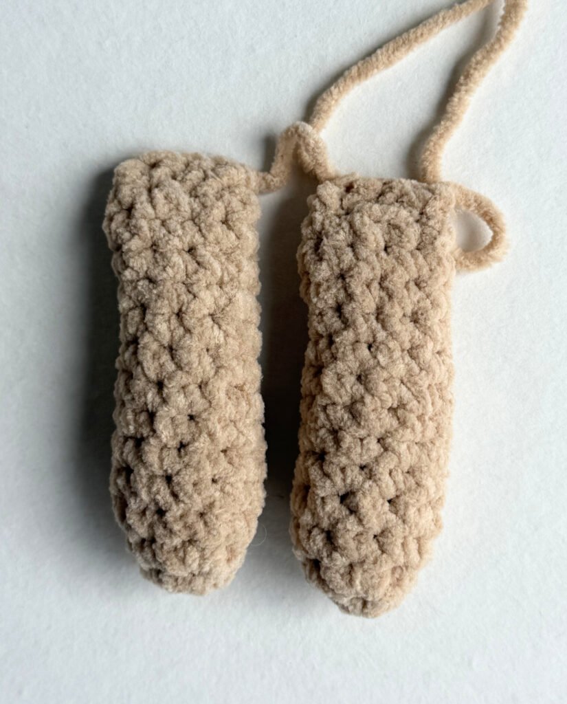 Crochet chenille mermaid Free pattern Arms