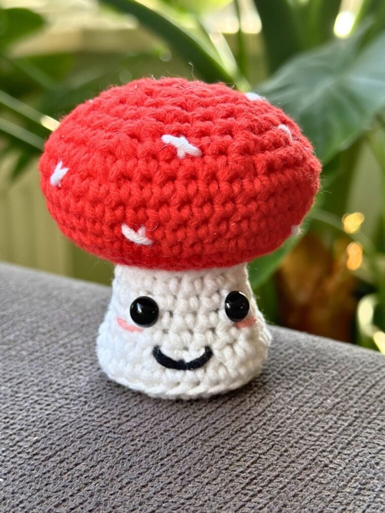 Crochet mushroom pattern