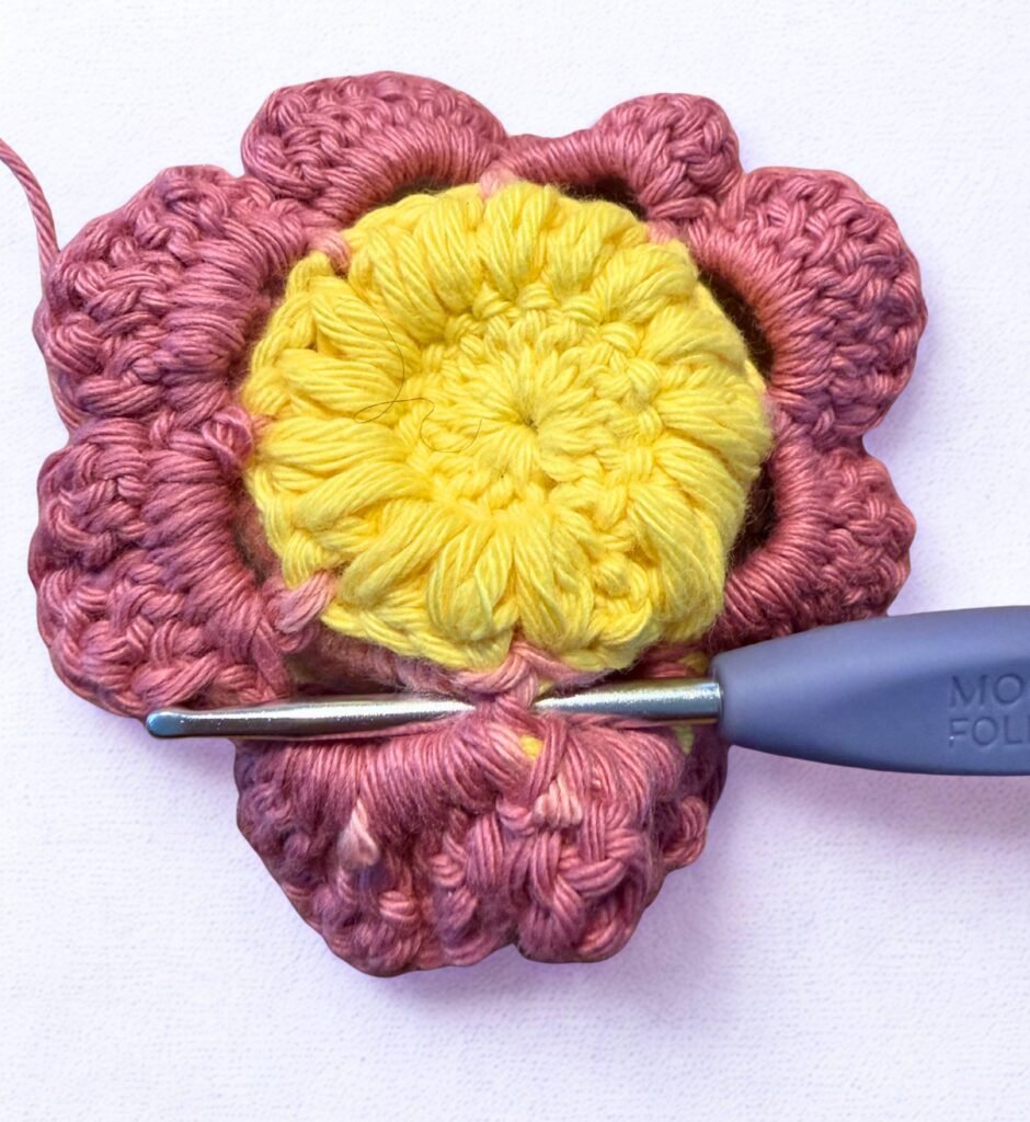 Back view granny square 